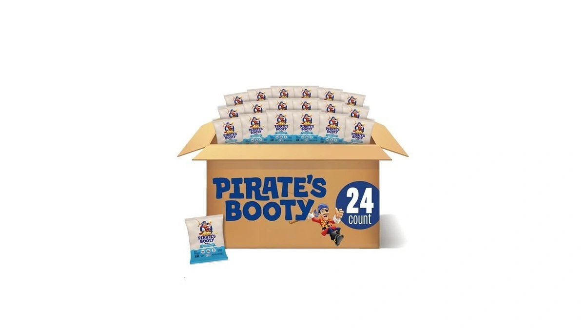 Pirate's Booty Aged White Cheddar Cheese Puffs Bags, .5 Oz