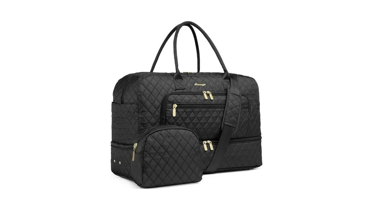 Large Travel Duffle Bags For Women: 35l Weekender Bag With