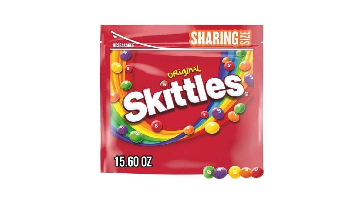 Skittles Sharing Size Chewy Fruit Bulk Candy, Original, 15.6 Oz