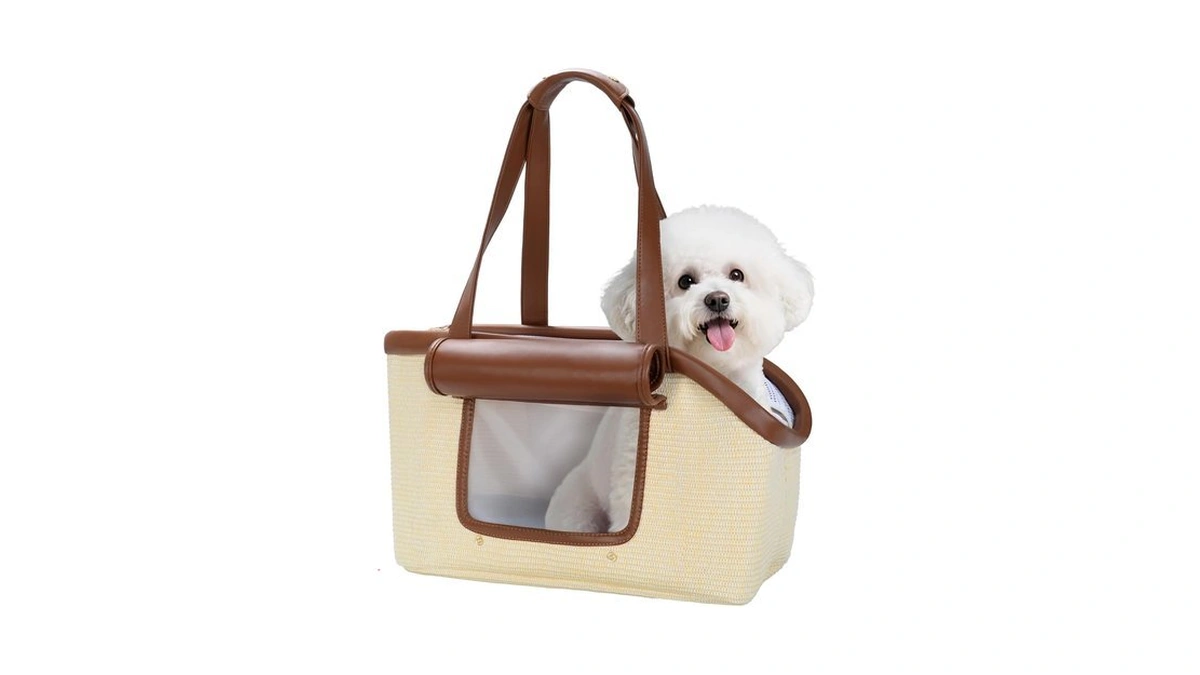 Luxury Dog Purse Carrier For Small Dogs Cats, Tsa Airline