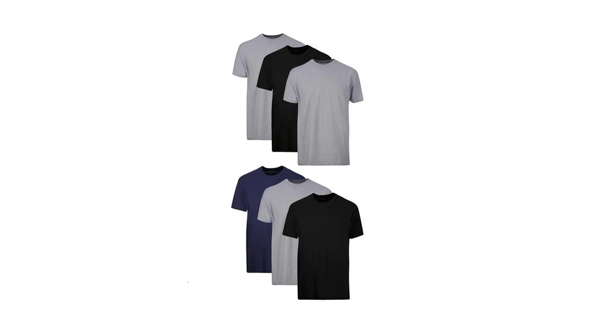 Hanes Mens Tagless Cotton Crew Â– Multiple Packs And Colors