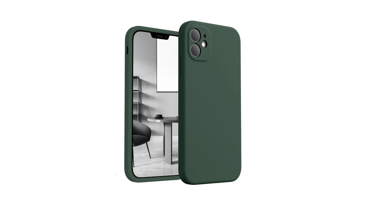 Firenova Magnetic For Iphone 12 Case, Silicone, 6.1", Alpine Green