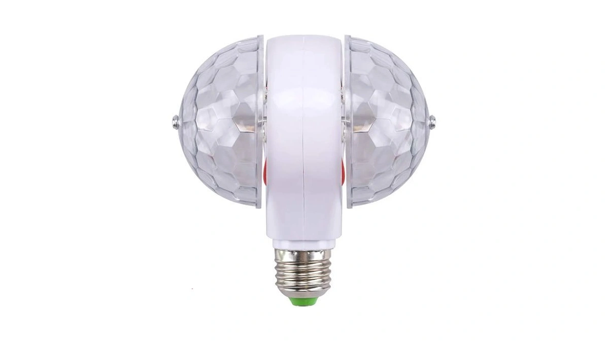 Lhiabnn Disco Ball,6 Color Stage Rotating Led Bulb,multi Changing Color