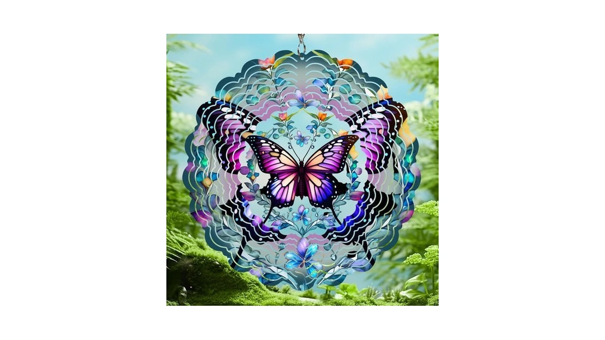 Butterfly Wind Spinners Outdoor - Birthday Gifts For Women Mom
