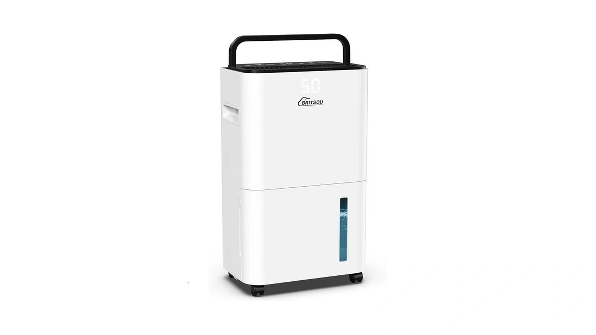Britsou 34 Dehumidifier For Basement And Bedroom, Covers 3500 Sq.ft