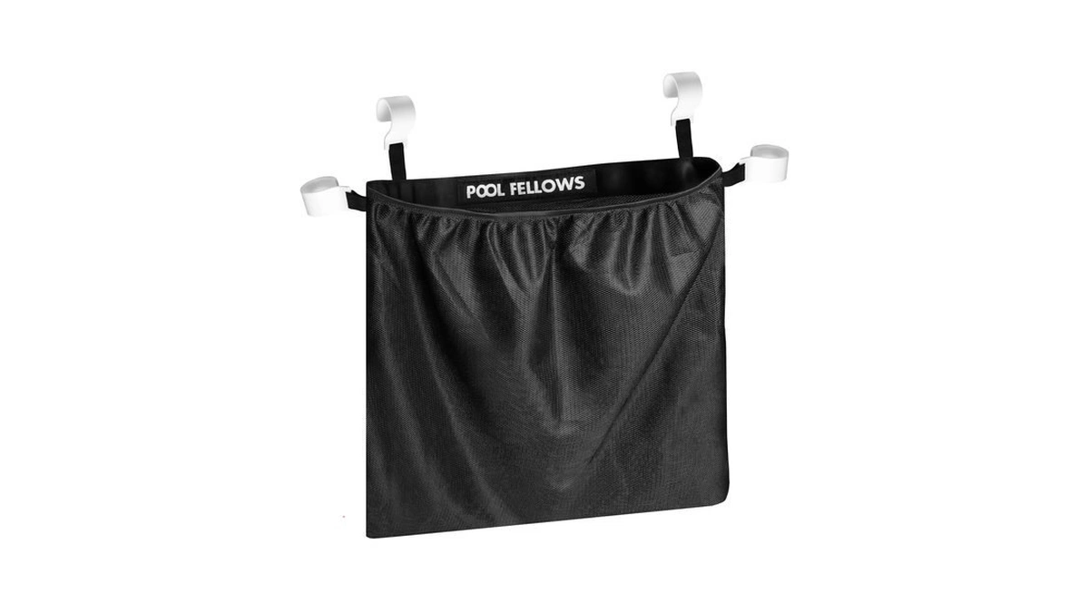 Pool Fellows Elastic Mesh Side Pouch For Pool Storage Bin,