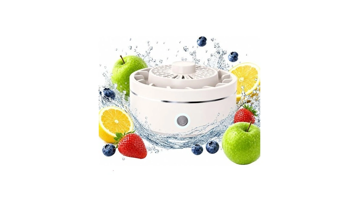 Fruit And Vegetable Washer Purifier, Rotatable Purifier With Water Rotator