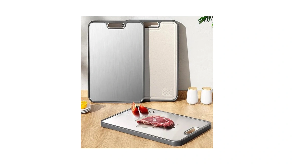 Stainless Steel Cutting Boards For Kitchen,non Toxic Cutting Board Double
