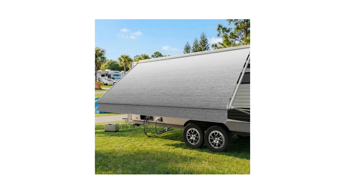 Rv Awning Replacement Fabric, 15' (14'2" Canopy), 19.5 Oz, Fade