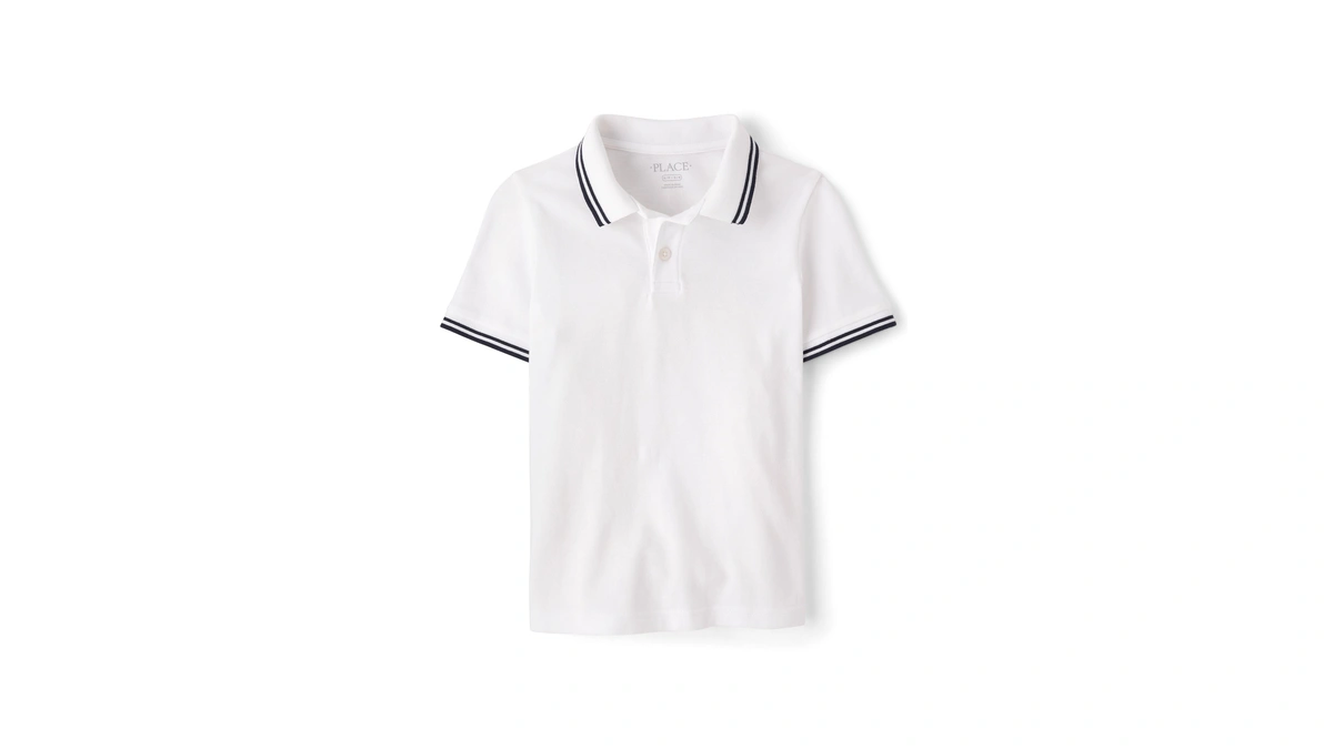 The Children's Place,boys,uniform Short Sleeve Pique Polo,soft White,x-large