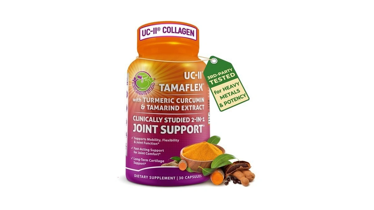 Joint Health Supplement With Uc-ii® Collagen & Tamaflex® Turmeric, Tamarind
