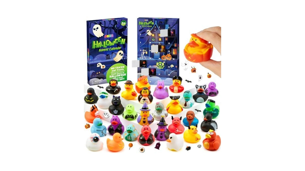 Joyin Halloween Advent Calendar 2026 With 31pcs Rubber Duck For