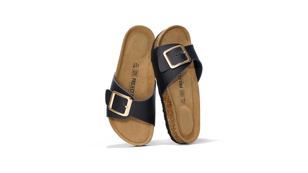 Project Cloud Genuine Leather Sandals Women C...