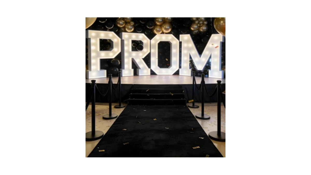Couzssyhi 3ftx20ft Black Carpet Runner For Party, 450gsm Extra Thick