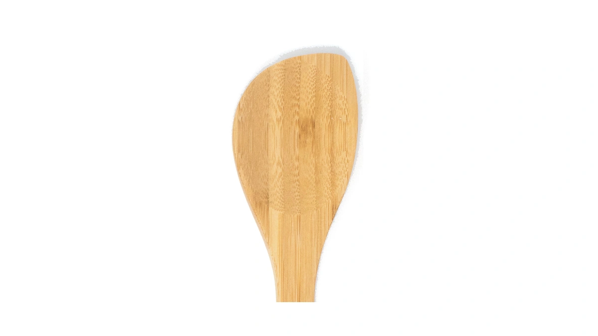 Norpro 12-inch Bamboo Pointed Spoon, Natural