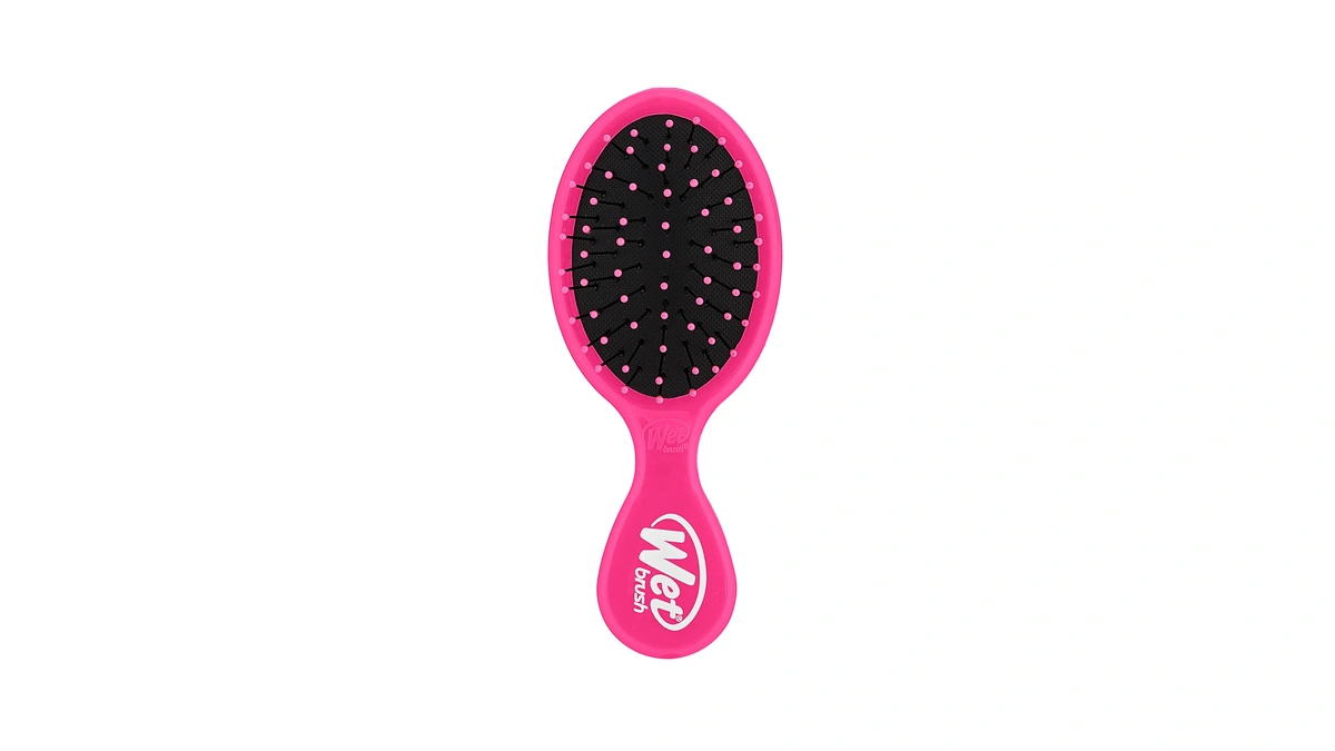 Wet Brush Mini Detangler Hair Brush, Pink - Detangling Travel