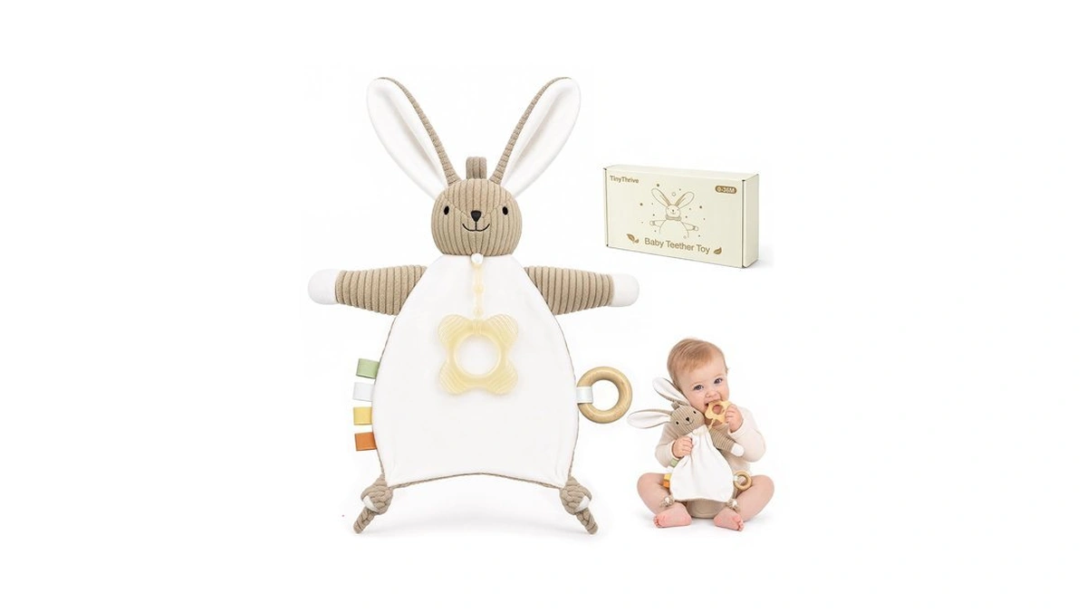 Amazon : Tinythrive Teething Toys, Loveys For Bab