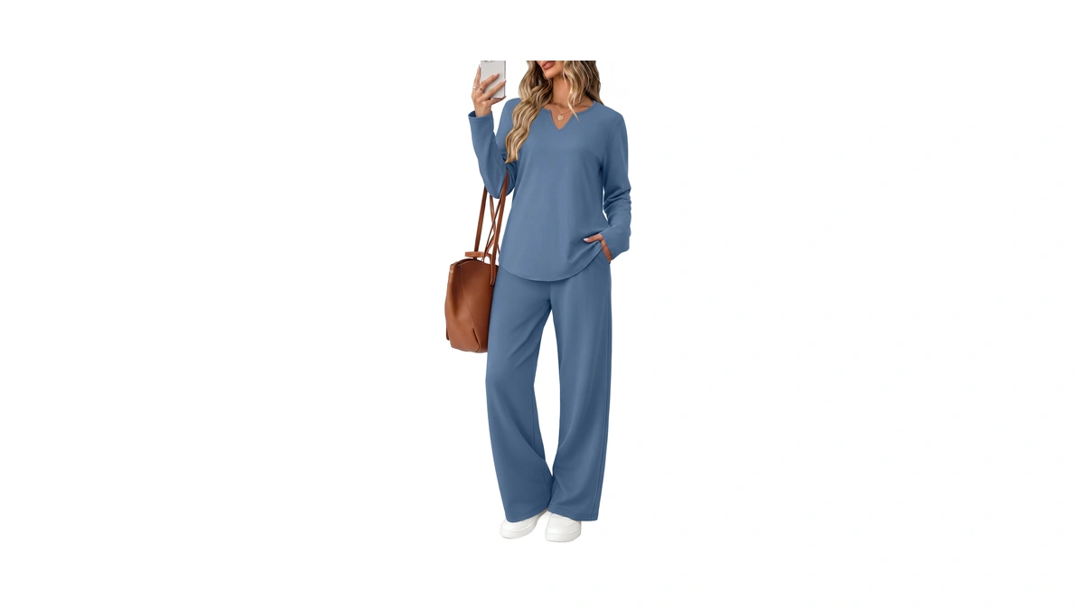 Wiholl 2 Piece Sets For Women Lounge Fall Outfits Casual