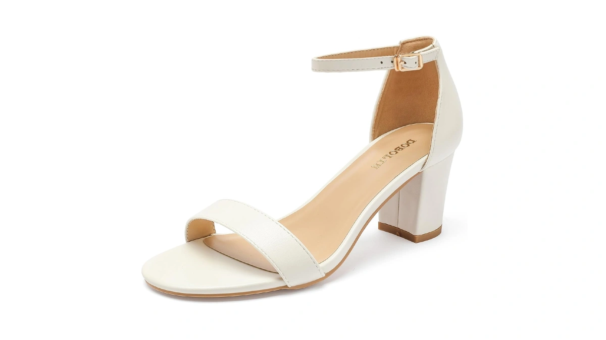 Dobolin Wide Width Heels For Women Dress Shoes Heeled Sandals