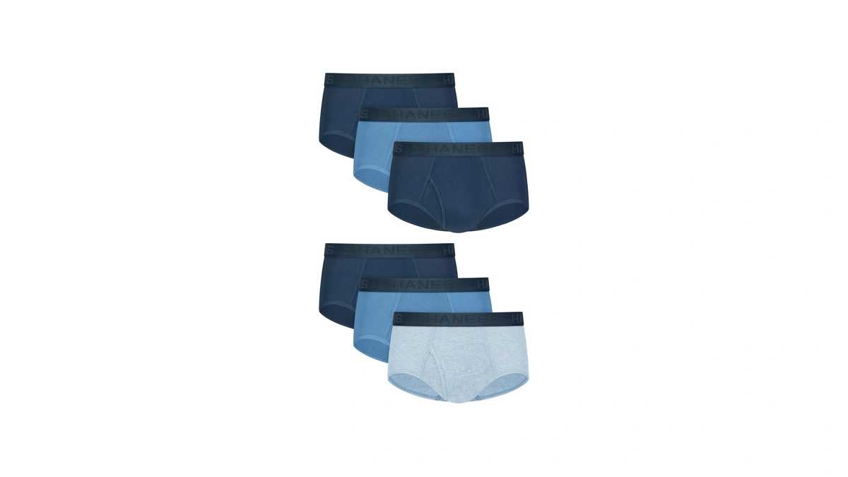 Hanes Ultimate Men's Underwear Briefs Pack, 6-pack, Ultimate Comfortsoft Moisture-wicking