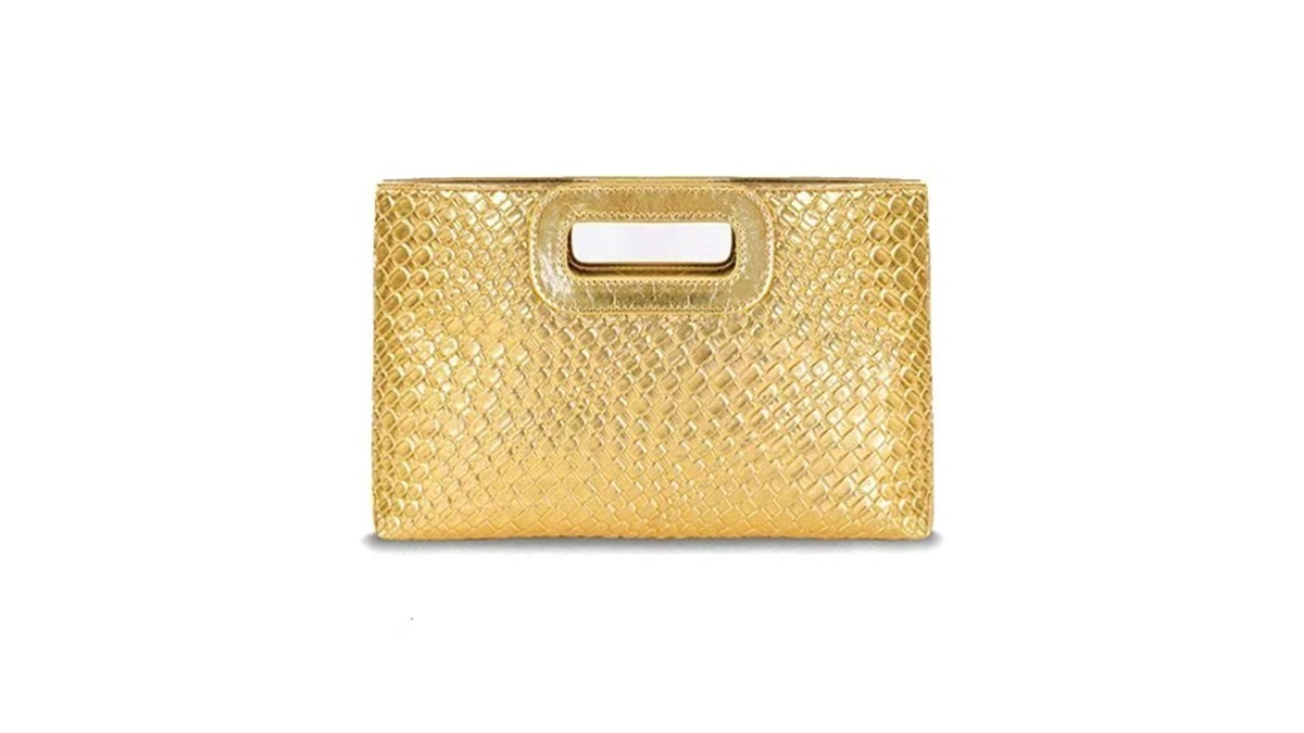 Atqcol Pu Leather Clutch Purses For Women Top Handle Evening