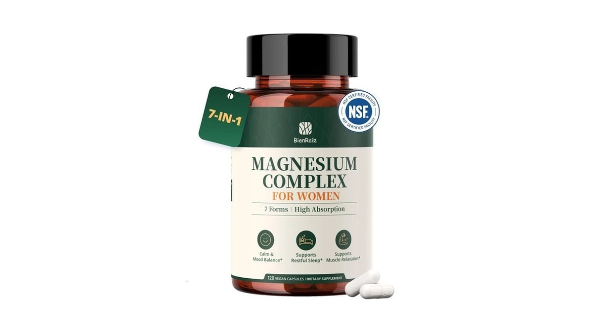 Bienraíz Magnesium Complex For Women - 210mg Elemental Magnesium