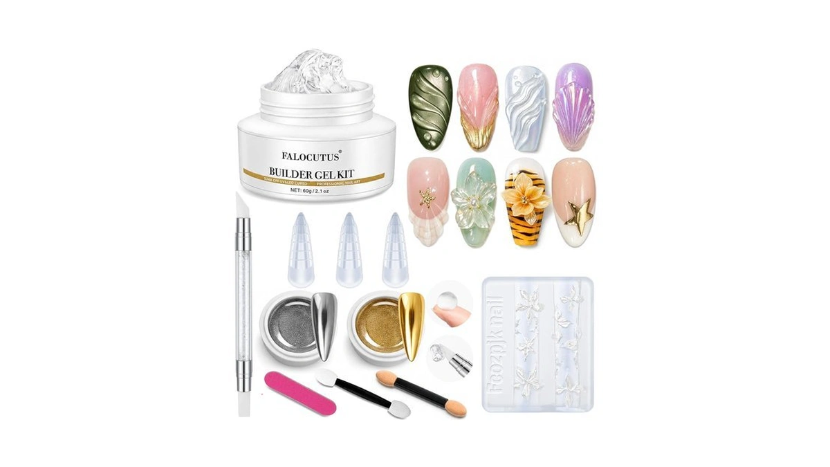 Falocutus Uv Led Compatible 3d Nail Carving Gel For Nail