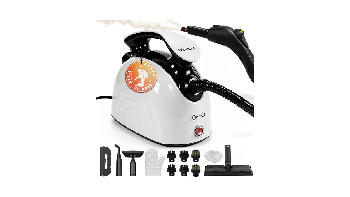 Waitbird 4.5 Bar 300°f Steam Cleaner For Bathroom, Kitchen, Floor