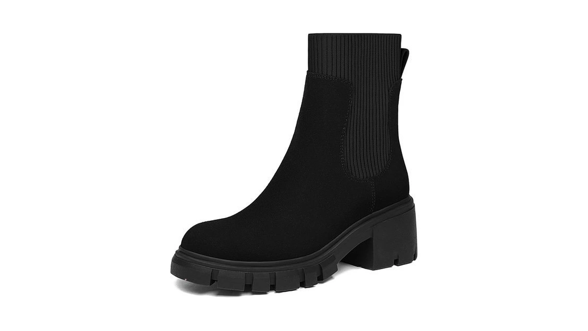 Athlefit Chunky Platform Chelsea Boots Amazon