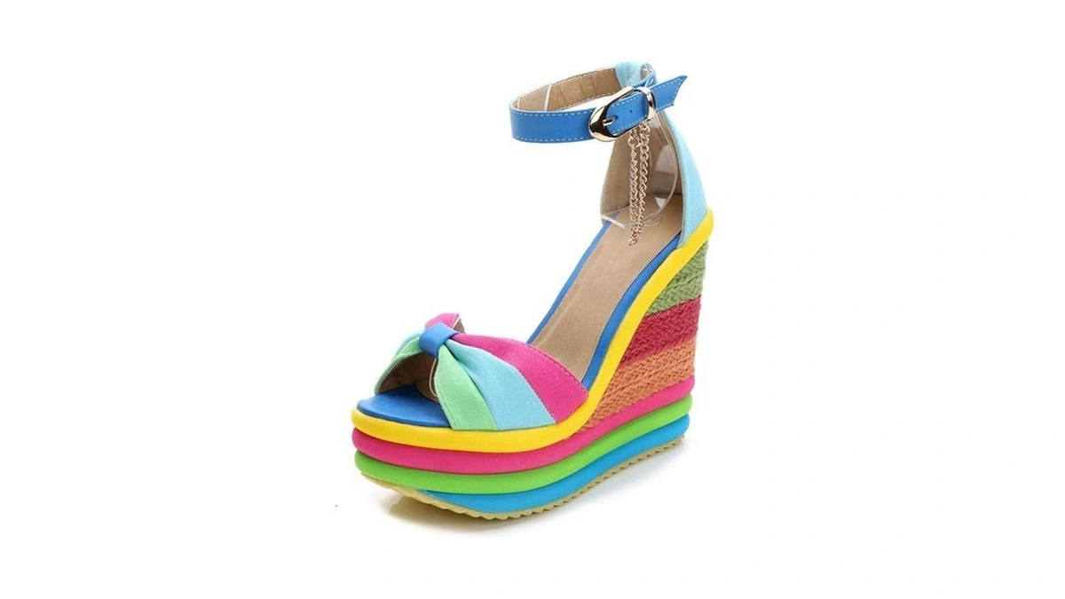 Sarairis Sandals For Women Gladiator Ankle Strap High Heel Platform