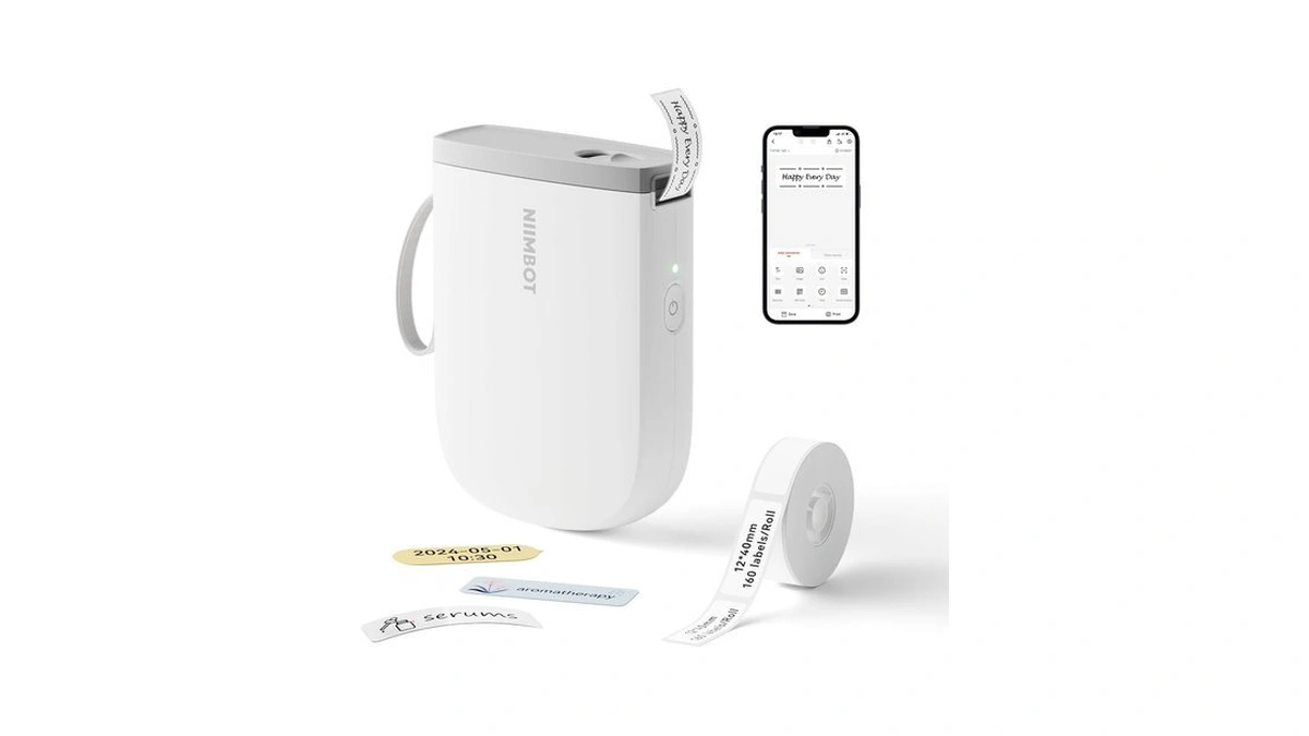 Niimbot D11 Label Maker, 300dpi Potable Printer For Home &