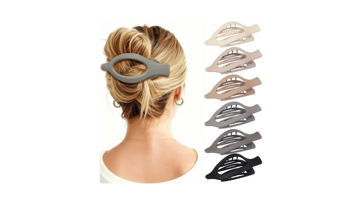 Flat Hair Clip 6 Pcs Claw Clips Hair Accessories For