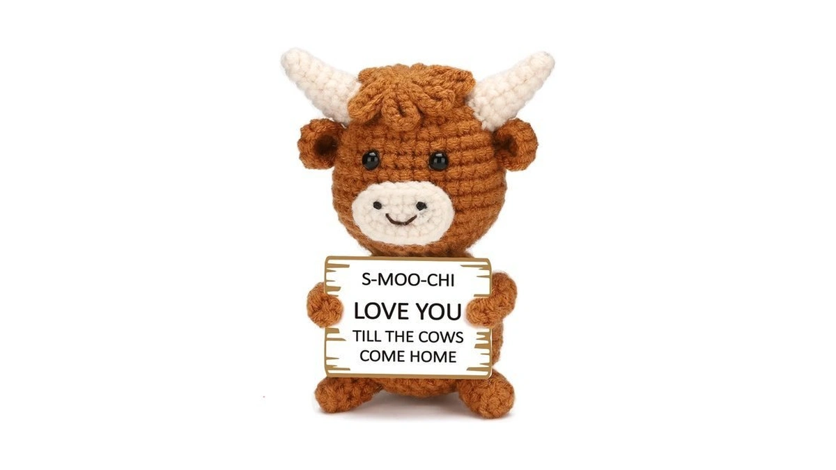 Mini Romantic Gift For Him Her Boyfriend Girlfriend, Crochet Highland