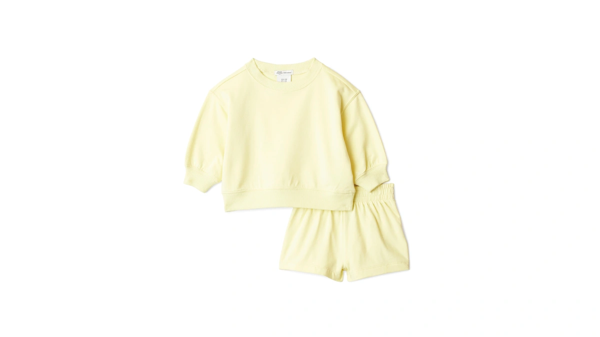 Amazon Essentials X Sofia Grainge Unisex Kids' Sweatshirt And Shorts