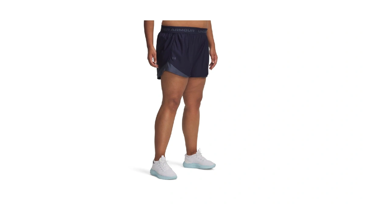 Under Armour Women's Tech Play Up Shorts, 410 Blue, Xs