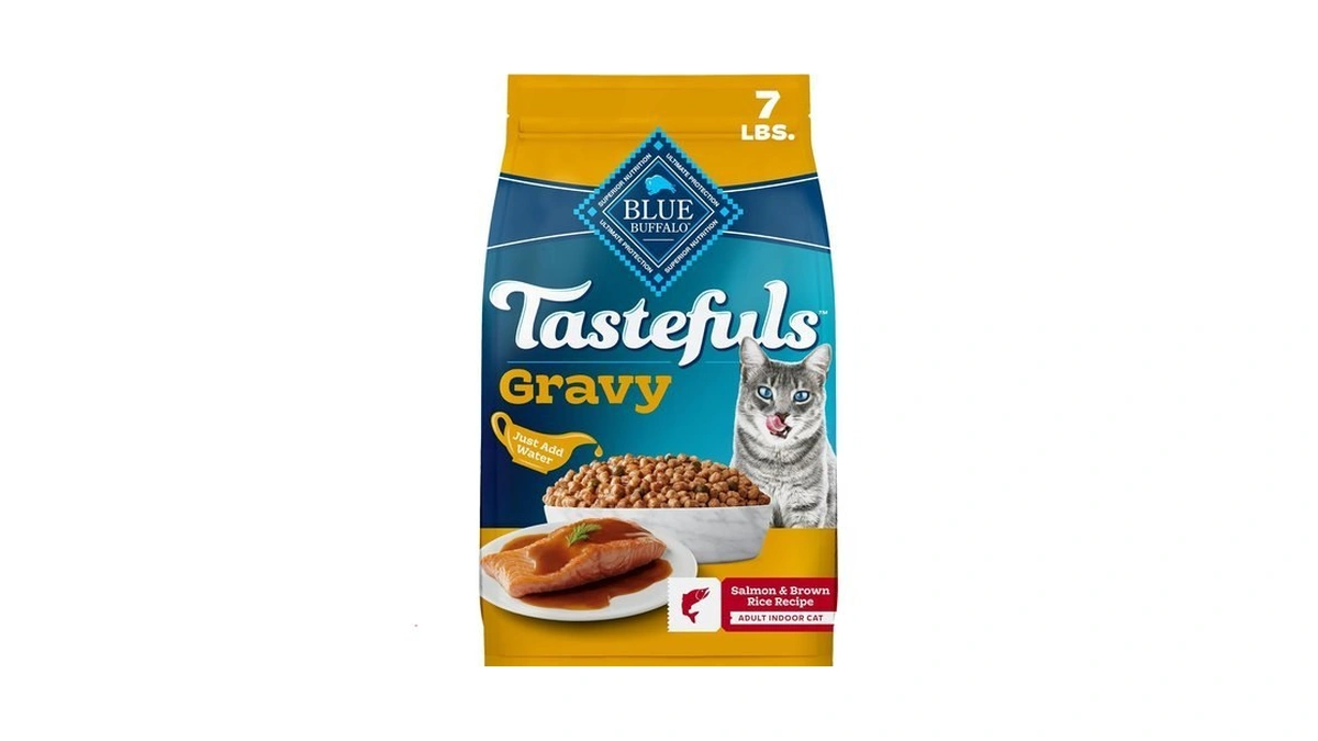 Blue Buffalo Tastefuls Irresistible Gravy Experience Salmon Cat Food, 7
