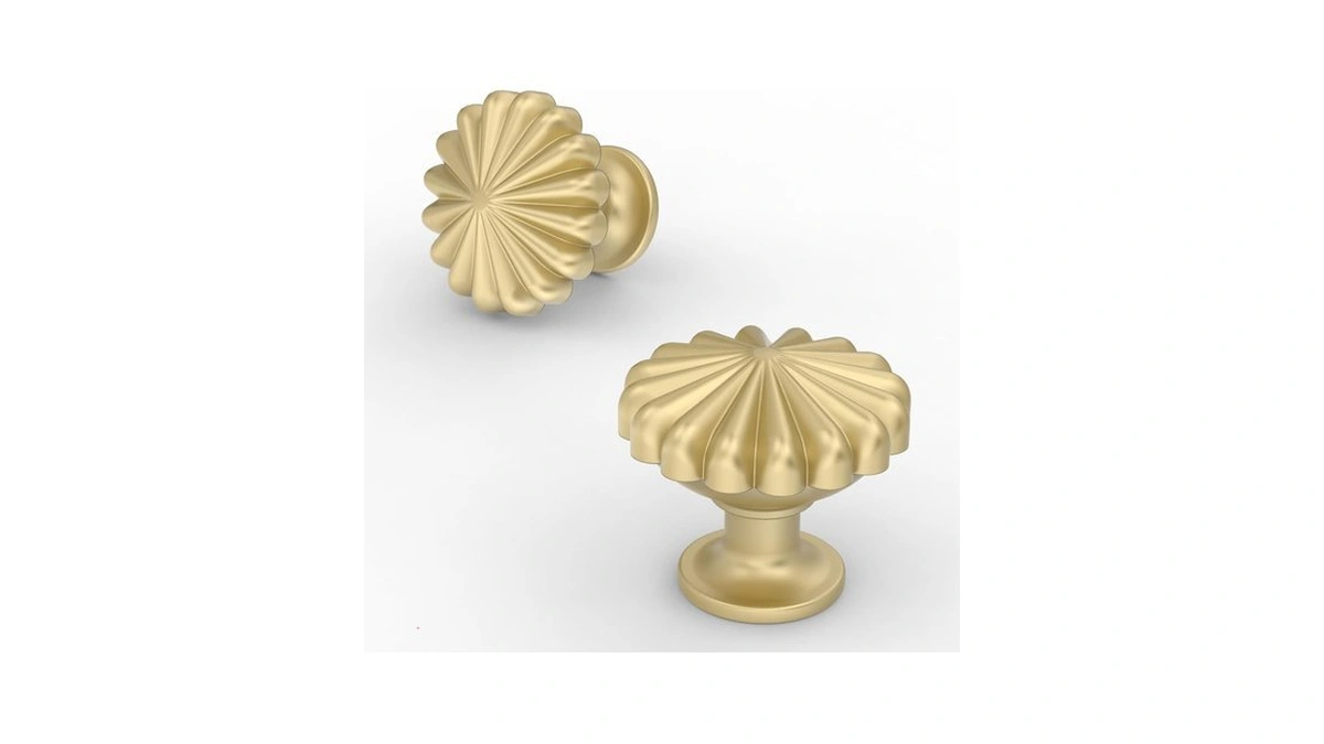 Asidrama 10 Pack Brushed Gold Kitchen Cabinet Knobs - Dresser