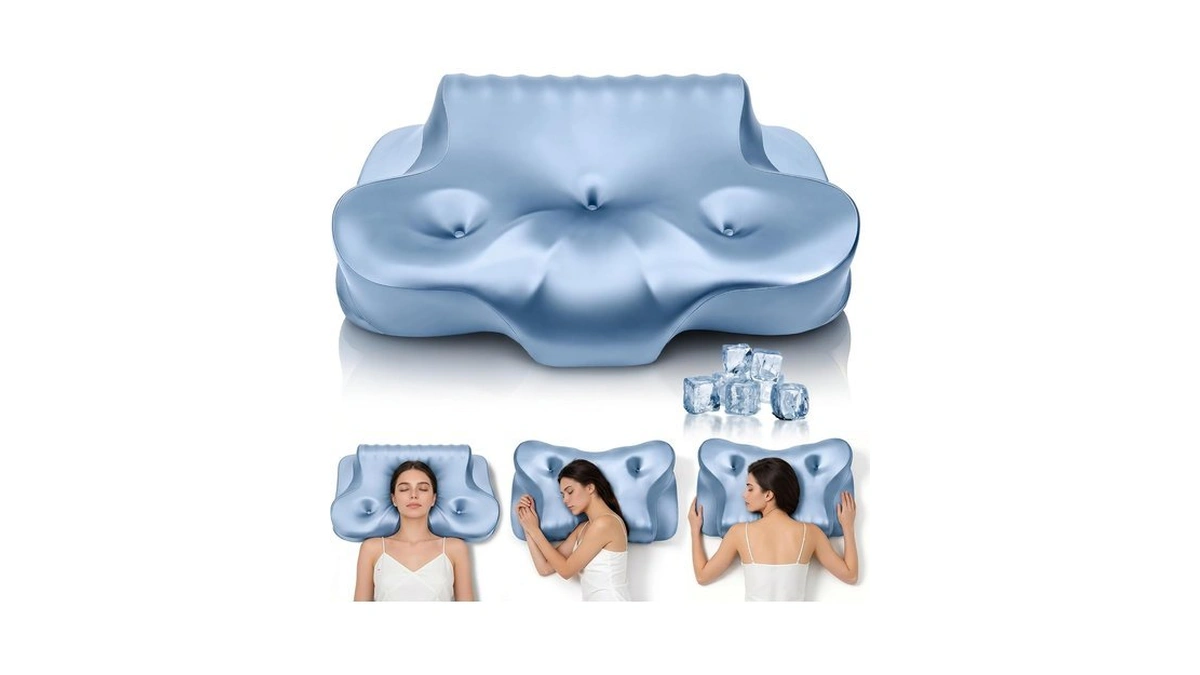 Dayme Orthopedic Memory Foam Pillows – Cooling Cervical Neck Pillow,