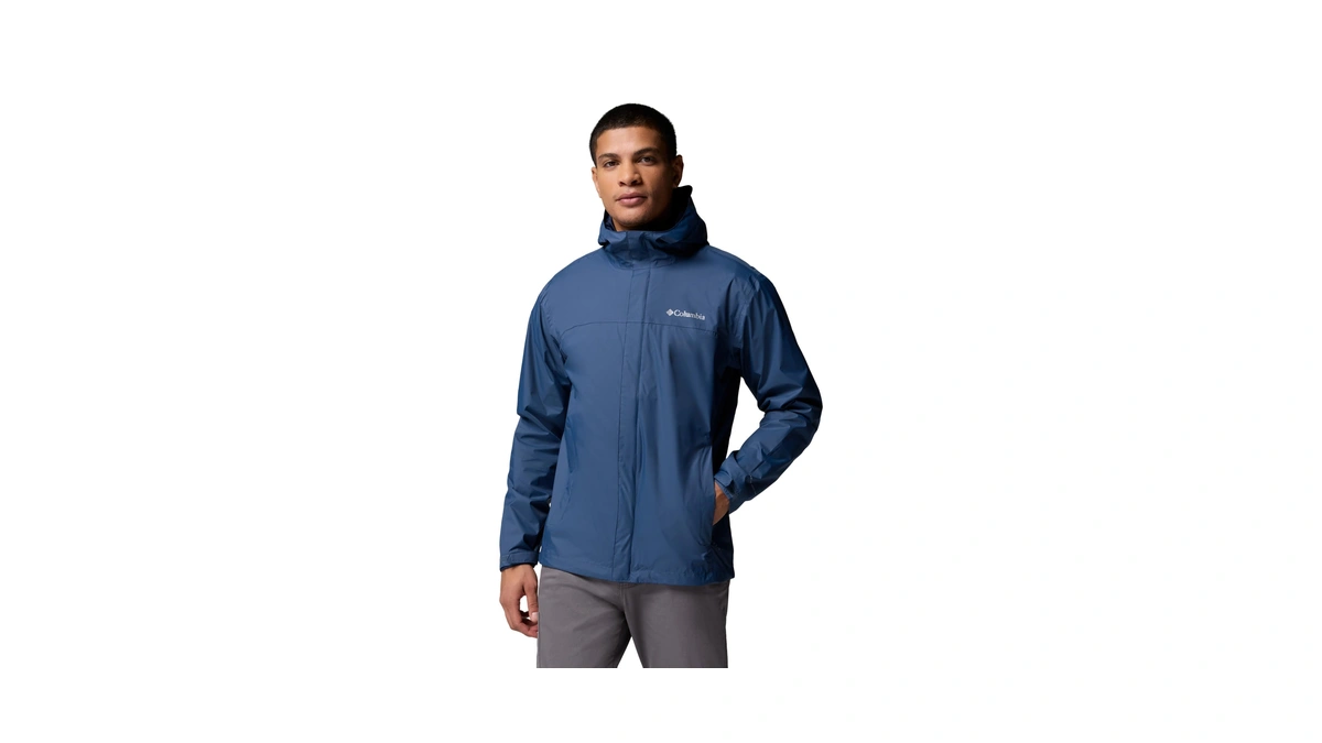 Columbia Men's Watertight Ii Waterproof Rain Jacket, Dark Mountain, Large