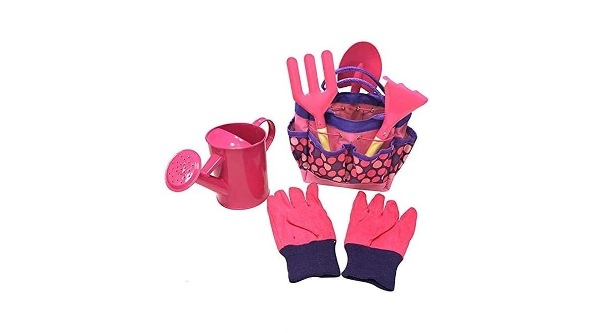 Megawodar Kids Garden Tools Set With Storage Bag For Girl