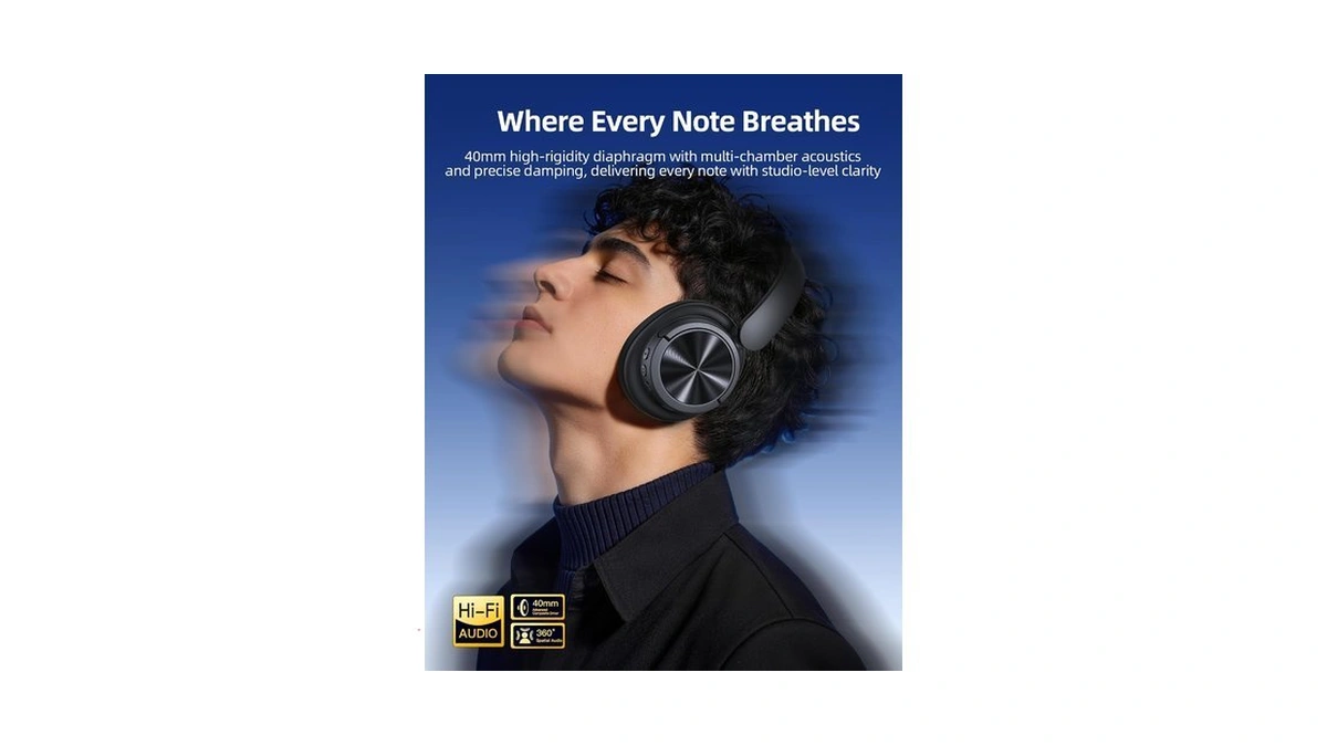 Hybrid Active Noise Cancelling Headphones Pla...