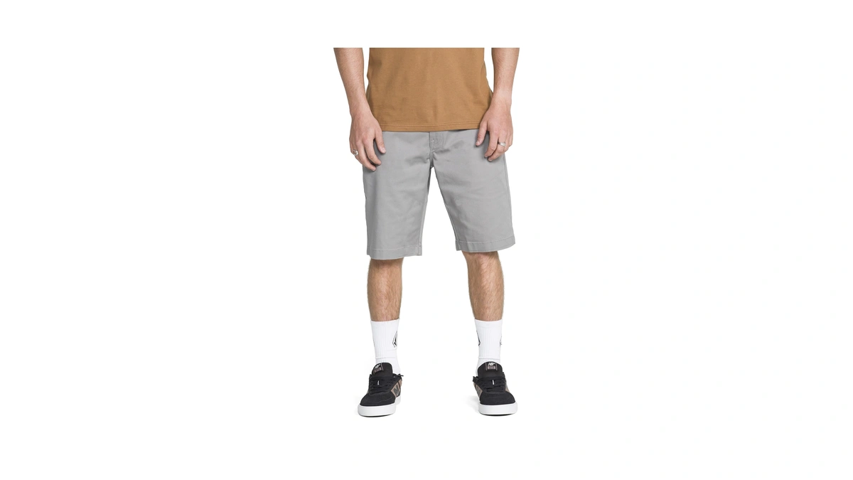Volcom Mens Vmonty Stretch Chino Shorts, Moonbeam, 38 Us
