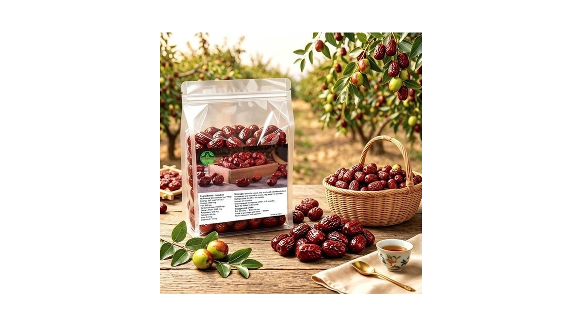 Jujube Dates, Chinese Red Dates,1 Lb 100% Natural Dried Fruit