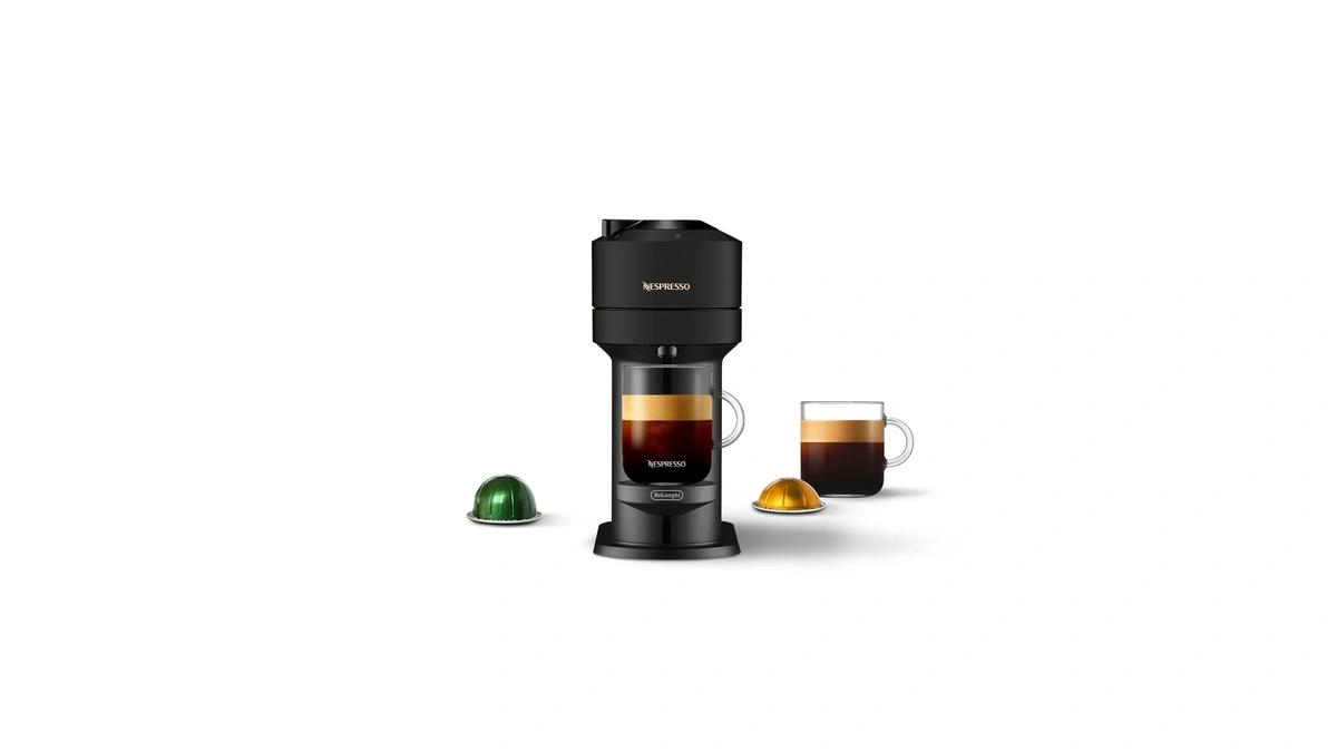 Nespresso Vertuo Next Coffee & Espresso Maker By De'longhi, Black