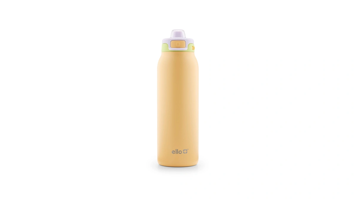 Ello Pop & Fill 32oz Stainless Water Bottle, Sip Or