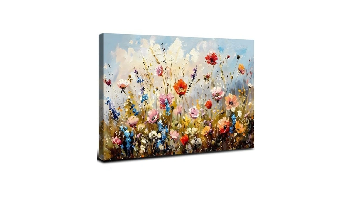 Dxoagxq Framed Wildflower Framed Wall Art,12"x16"inches