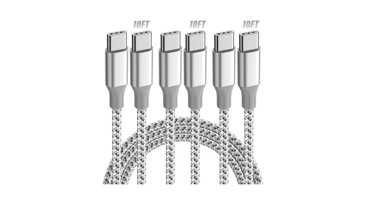 Kyehd Usb C To Usb C Cable 10ft 3 Pack