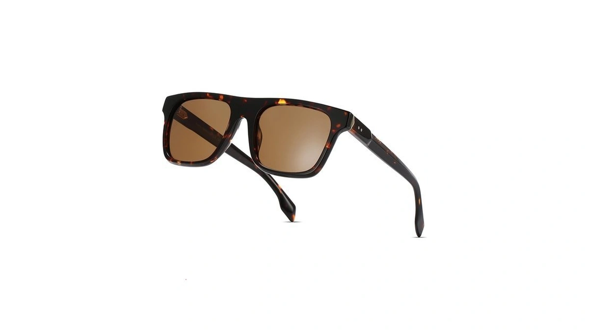 Ricafirla Polarized Sunglasses For Men Uv400 Protection, Square Acetate