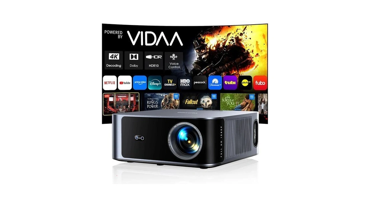 Outdoor-projector-4k [vidaa Live Tv/40w Dolby/920 Iso] With Wifi6 And Bluetooth