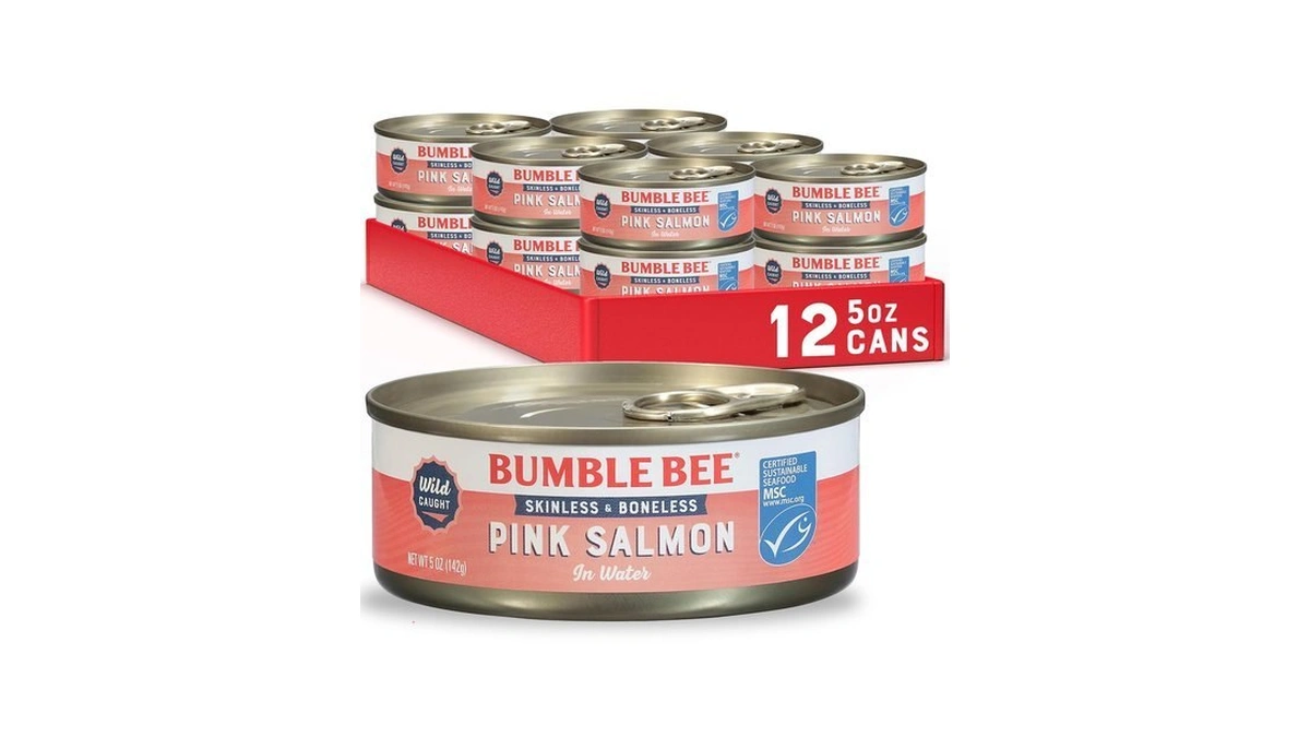 Bumble Bee Wild Caught Pink Salmon In Water, 5 Oz